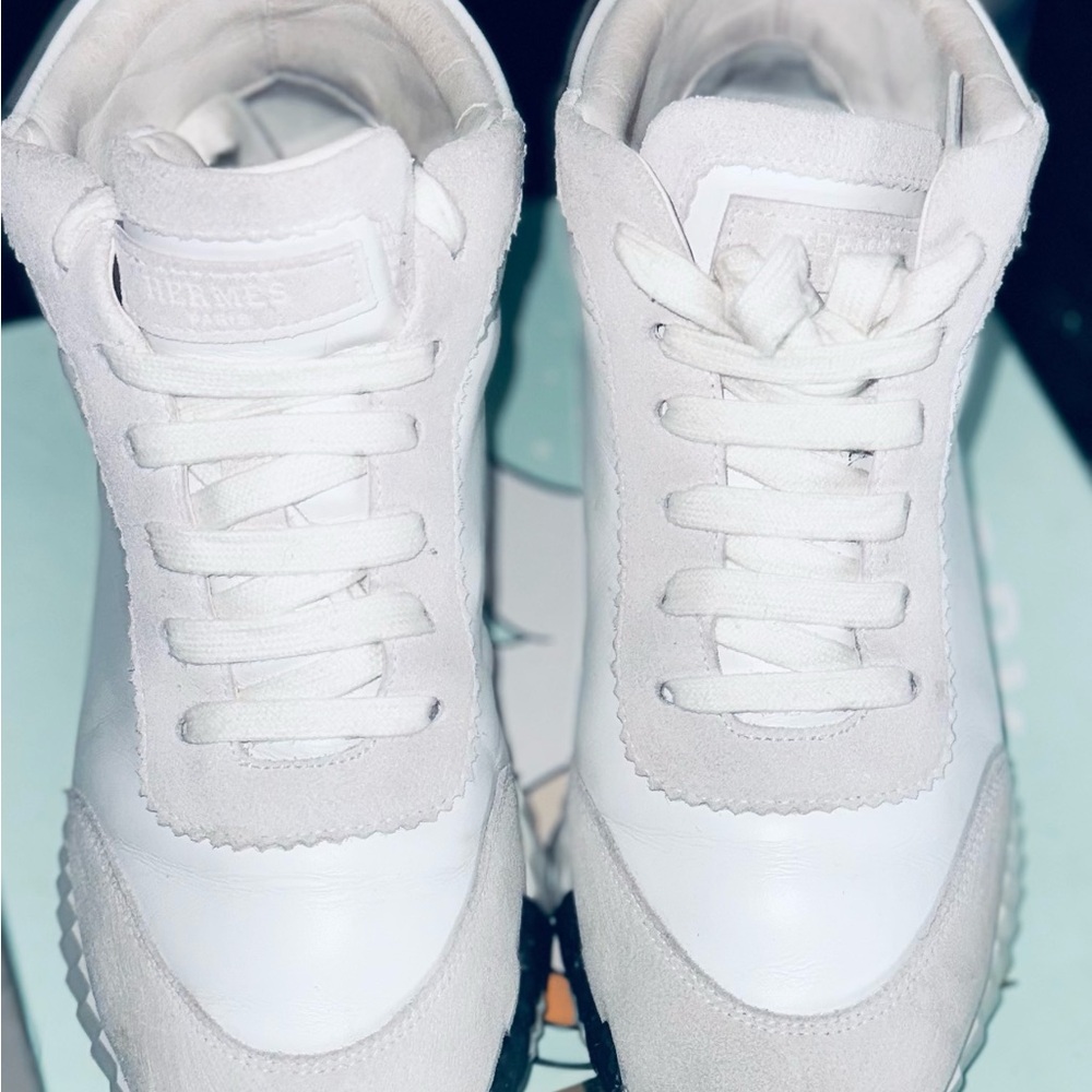 HERMES bouncing sneakers great condition womens 6 AUTH